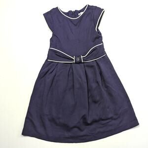 Mayoral Chic Dress Girls Size 5 Navy Classy Preppy Boutique